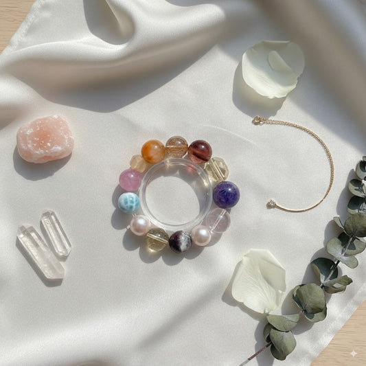 Rainbow Radiance: Handcrafted Multi-Gemstone Wellness Bracelet